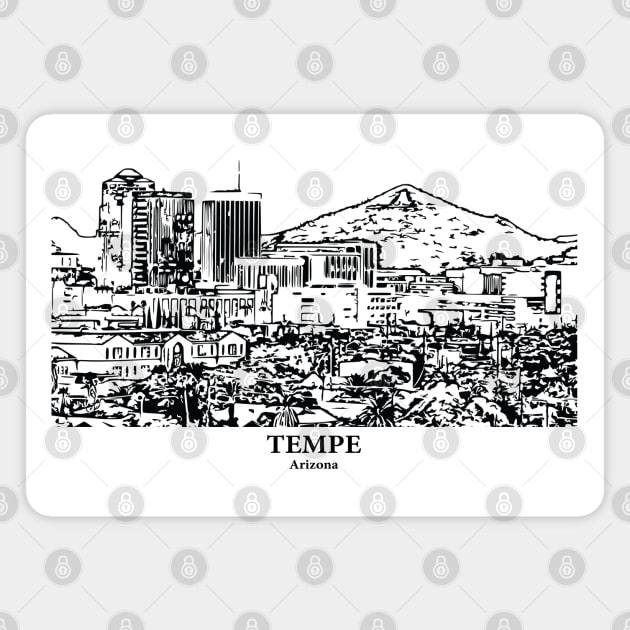 Tempe - Arizona Magnet by Lakeric